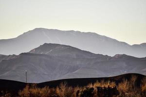 schilderachtige berglandschap foto