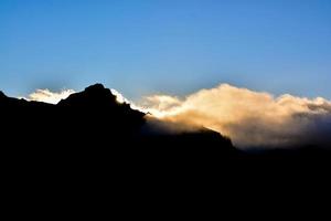 schilderachtige berglandschap foto