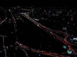 uitzicht op de stad vanuit de lucht foto