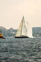 Sardinië, september 2005 - deelnemers in de maxi jacht rolex kop boot ras foto