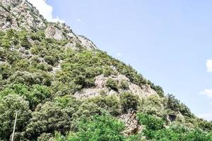 schilderachtige berglandschap foto