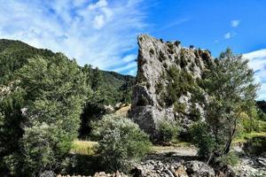 schilderachtige berglandschap foto