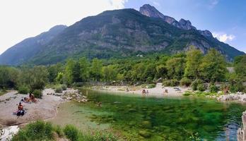 schilderachtige berglandschap foto