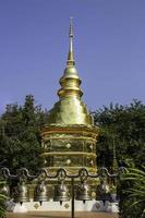 Thaise boeddhistische openbare tempel in Chiang Mai foto