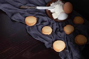 traditionele en natuurlijke zelfgemaakte koekjes foto