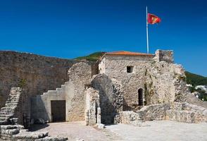 visie Aan oud stad- van budva. Montenegro, Balkan foto