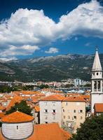 visie Aan oud stad- van budva. Montenegro, Balkan foto