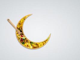 gelukkig Ramadan, gelukkig eid, eid mubarak, Islamitisch maan, Ramadan mubarak en halve maan van Ramadan idee. foto