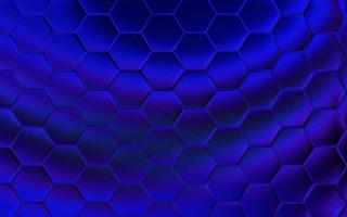 realistisch blauw honingraat of zeshoekig patroon achtergrond. elegant honingraat textuur. luxe zeshoek patroon. technologie en gegevens achtergrond ontwerp. foto