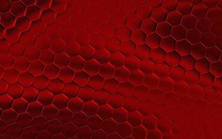 realistisch rood honingraat of zeshoekig patroon achtergrond. elegant honingraat textuur. luxe zeshoek patroon. technologie en gegevens achtergrond ontwerp. foto