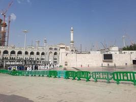 mekka, saudi Arabië, maart 2023 - mooi buiten visie van masjid al haram, mekka. foto