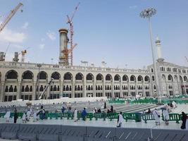 mekka, saudi Arabië, maart 2023 - mooi buiten visie van masjid al haram, mekka. foto