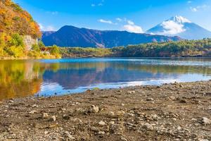 landschap op mt. fuji, yamanashi, japan foto