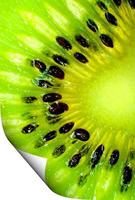 kiwi fruit detailopname foto