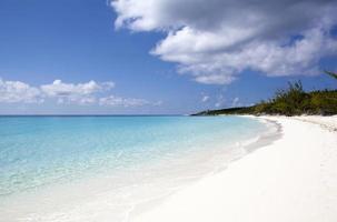 voor de helft maan cay toerist eiland strand foto