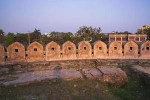 historisch kasteel, irakpur fort is een rivier- fort gelegen in Munshiganj, bangladesh. de fort was gebouwd ongeveer in 1660 advertentie foto