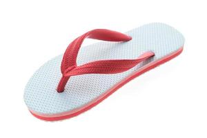 flip flop op witte achtergrond foto