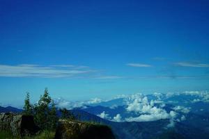 sikkim zijde route horizon top visie foto