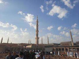 medina, saudi Arabië, dec 2022 - een avond visie van de jannat al-baqi begraafplaats, gelegen sommige afstand van masjid al nabawi. foto