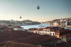 de straten en mooi architectuur in porto, Portugal. foto
