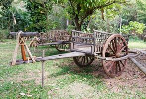 buckboard in boerderij foto