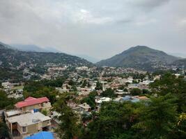 Muzaffarabad stad visie, azad Kasjmir foto