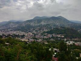 Muzaffarabad stad visie, azad Kasjmir foto