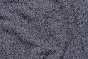 structuur van een grijs badstof katoen handdoek, canvas. macro foto