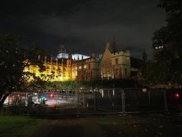 nacht visie van de stad van Londen foto