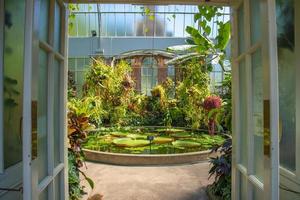 de winter tuin Bij de Auckland domein is een schat van Super goed historisch interesse. foto