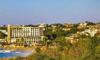 puerto escondido oaxaca Mexico 2023 mooi stad zeegezicht landschap natuurlijk panorama visie puerto escondido Mexico. foto