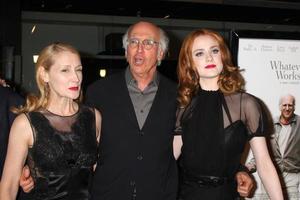 patricia clarkson larry david evan rachel hout aankomen Bij de film première van wat dan ook werken Bij de zilver scherm theater van de grote Oceaan ontwerp centrum in west los angeles ca Aan juni 8 2009 2009 foto