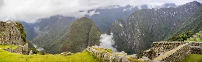 Machu Picchu-ruïnes in Peru foto
