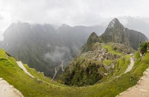 Machu Picchu-ruïnes in Peru foto