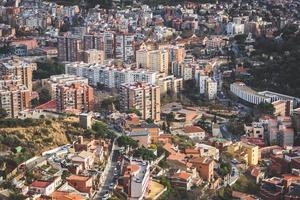 stadsgezicht uitzicht op de gebouwen van barcelona