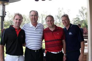 jon dennis jeff jack wagenrat de 4e jaar- jack wagner beroemdheid golf klassiek naar voordeel de leukemie lymfoom maatschappij golf toernooivalencia land clubvalencia april 27 20102010 foto