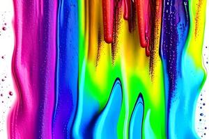 abstract strepen van regenboog verf explosie inkt patroon structuur kunst papier foto