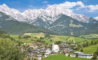 Maria alm ben stenen meer, salzburger land, oostenrijk foto