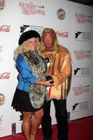 duane hond chapman vrouw bekomen Bij de 2009 Hollywood Kerstmis optocht Hollywood roosevelt hotellos angeles mei 29 20092009 foto