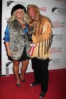 duane hond chapman vrouw bekomen Bij de 2009 Hollywood Kerstmis optocht Hollywood roosevelt hotellos angeles mei 29 20092009 foto