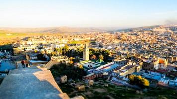 visie van marrakech, Marokko foto