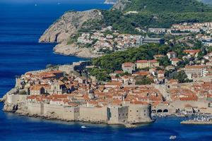 visie van dubrovnik, Kroatië foto