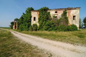 weg op het platteland foto