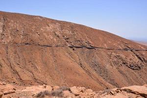 schilderachtige berglandschap foto