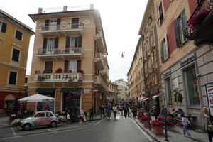 Genua, Italië - mei 5 2018 - euroflora terugkeer naar Genua in de uniek scenario van de zenuwachtig parken foto