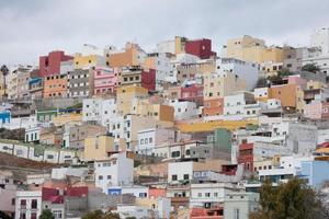 werken klasse buurt in de stad van las palmas de garneren canarias foto