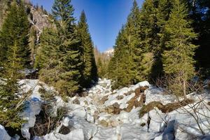 schilderachtige berglandschap foto