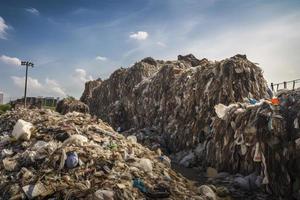 vuilnis recycling fabriek foto