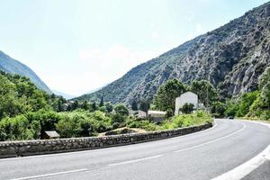 schilderachtige berglandschap foto