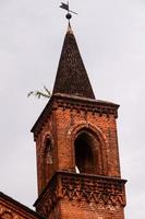 top van de klok toren foto